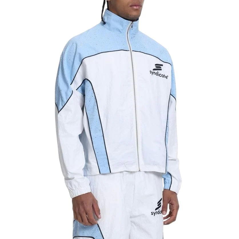 The Syndicate Nylon Track Jacket & Short Set (Baby Blue) - Image 3