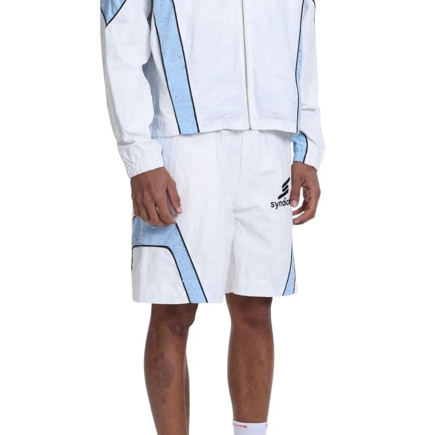 The Syndicate Nylon Track Jacket & Short Set (Baby Blue) - Image 6