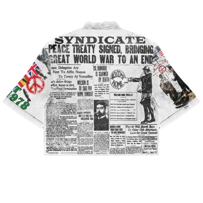 The Syndicate Peace Treaty Tee (White) SYAN-9 - Image 2