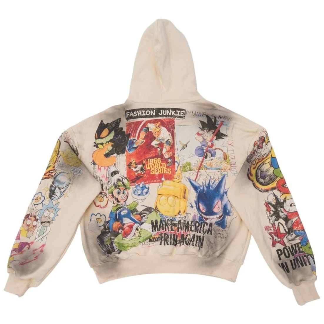 The Syndicate Unity Zip Up Hoodie (Bone) - Image 2