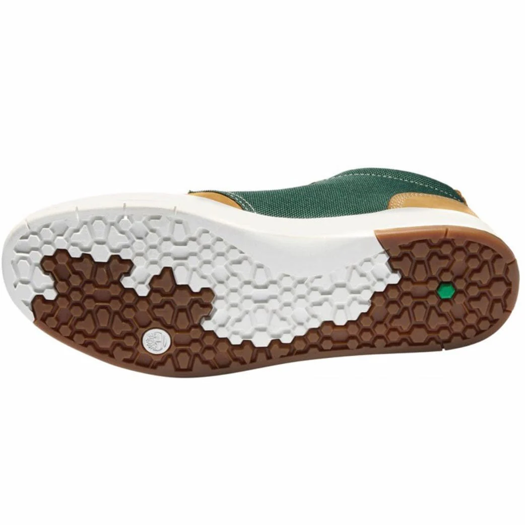 Timberland Davis Square Chukka Shoes (Wheat Nubuck/Green) 0A2J72231 - Image 4