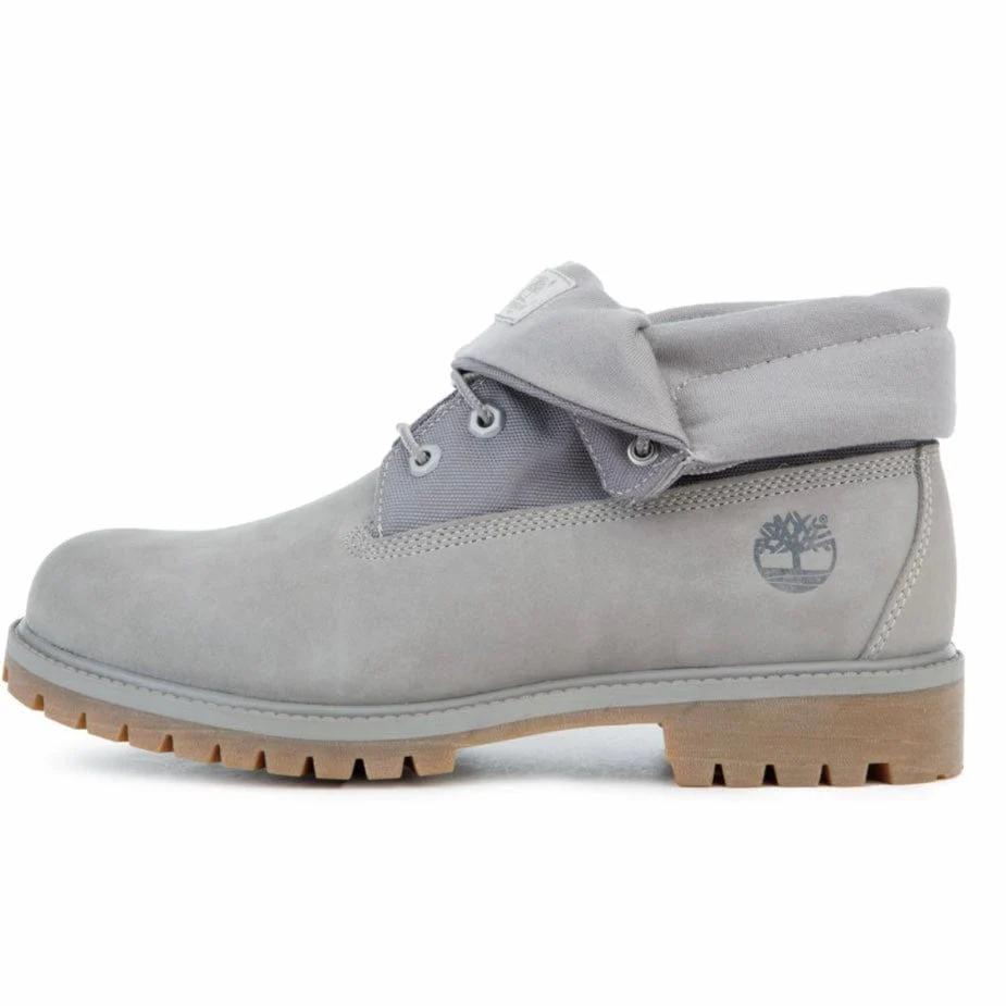 Timberland Heritage Roll Top Boots (Medium Grey Nubuck) TB-0A1S61-F49 - Image 2