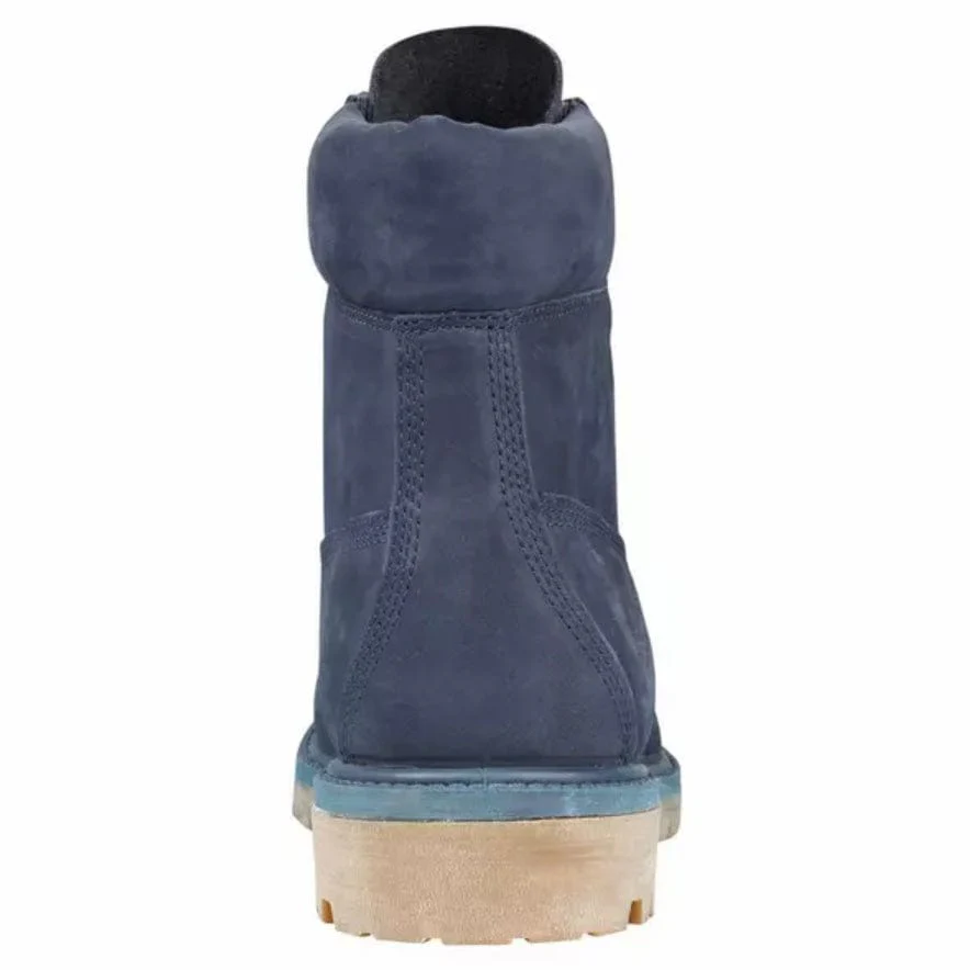 Timberland Premium 6-Inch Waterproof Boots (Medium Blue Nubuck) TB06718B - Image 4
