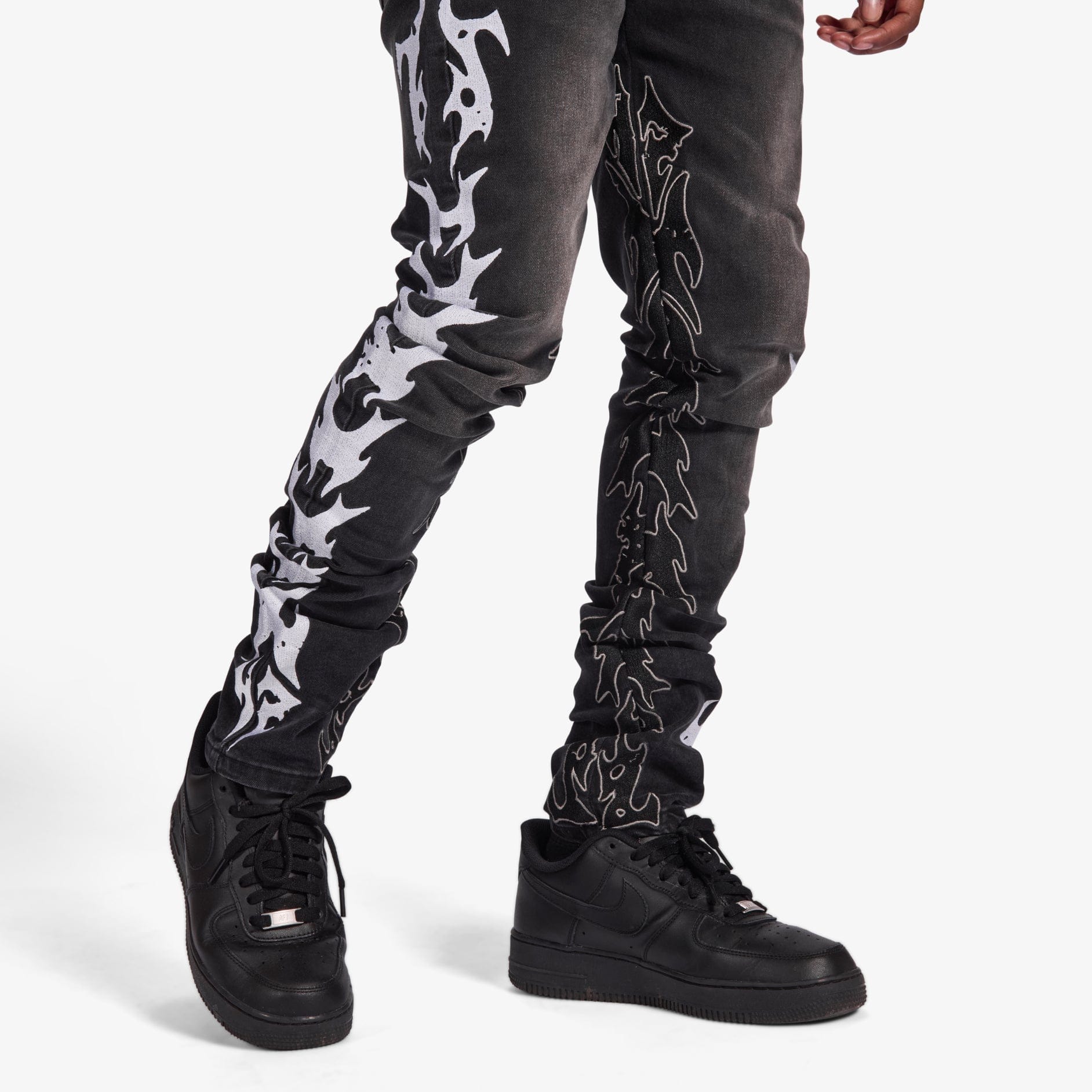"Toxins" Skinny Jeans (black wash) - Image 3