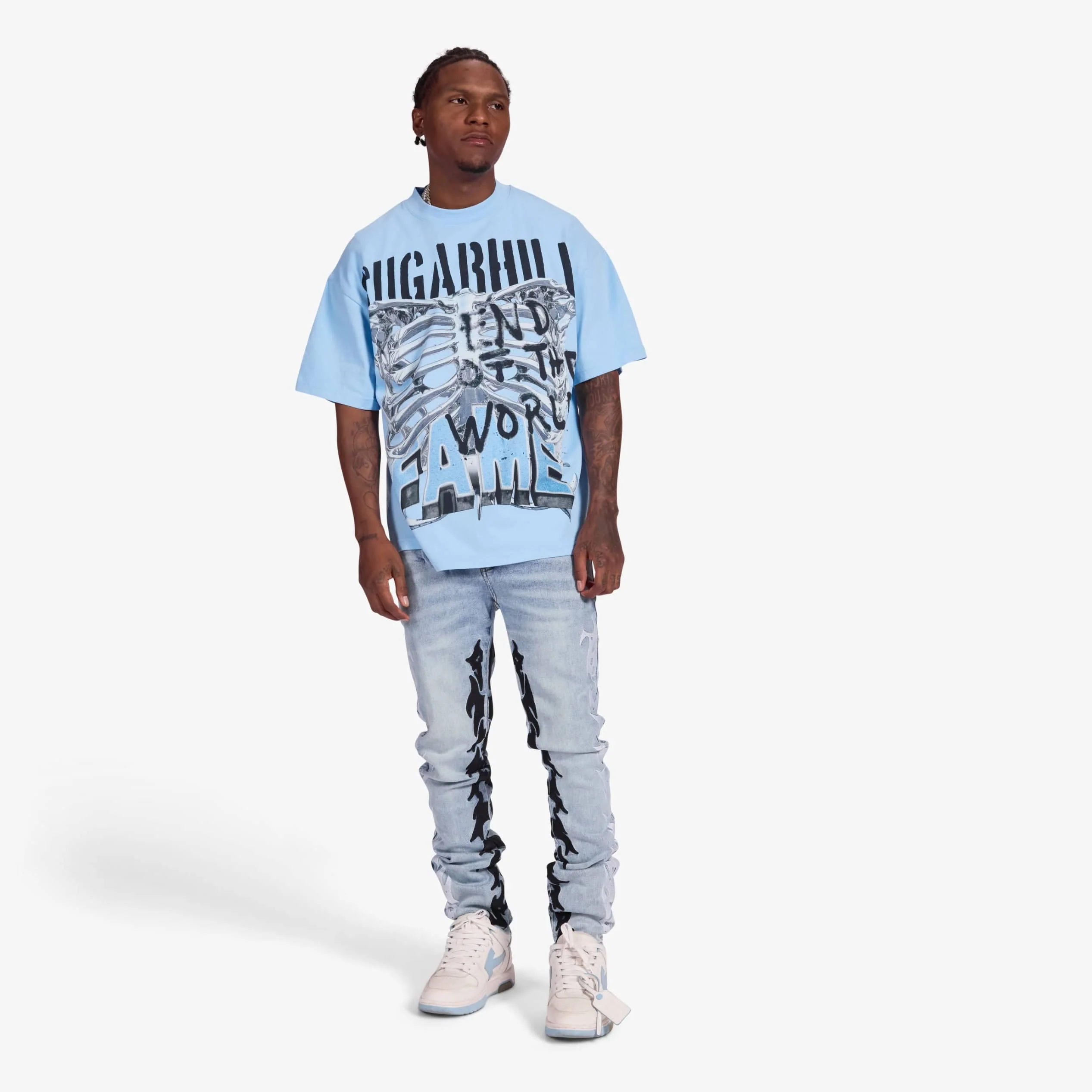 "Toxins" Skinny Jeans (blue wash) - Image 5