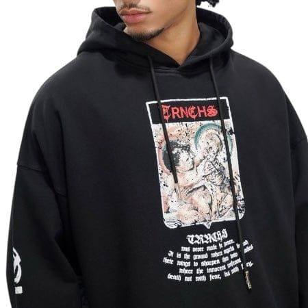 Trnchs Militant Gothic Hoodie (Black) - Image 5