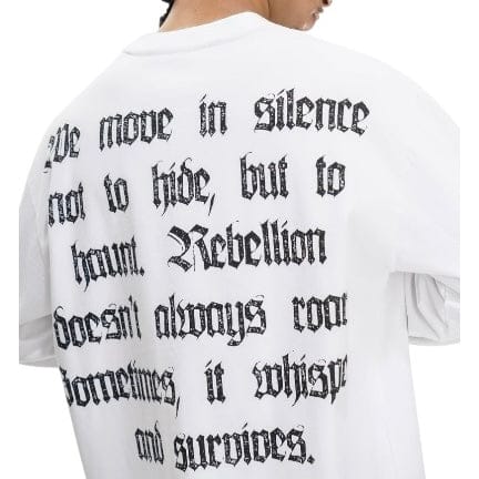 Trnchs Shadow Rebellion Long Sleeve Tee (White) - Image 7