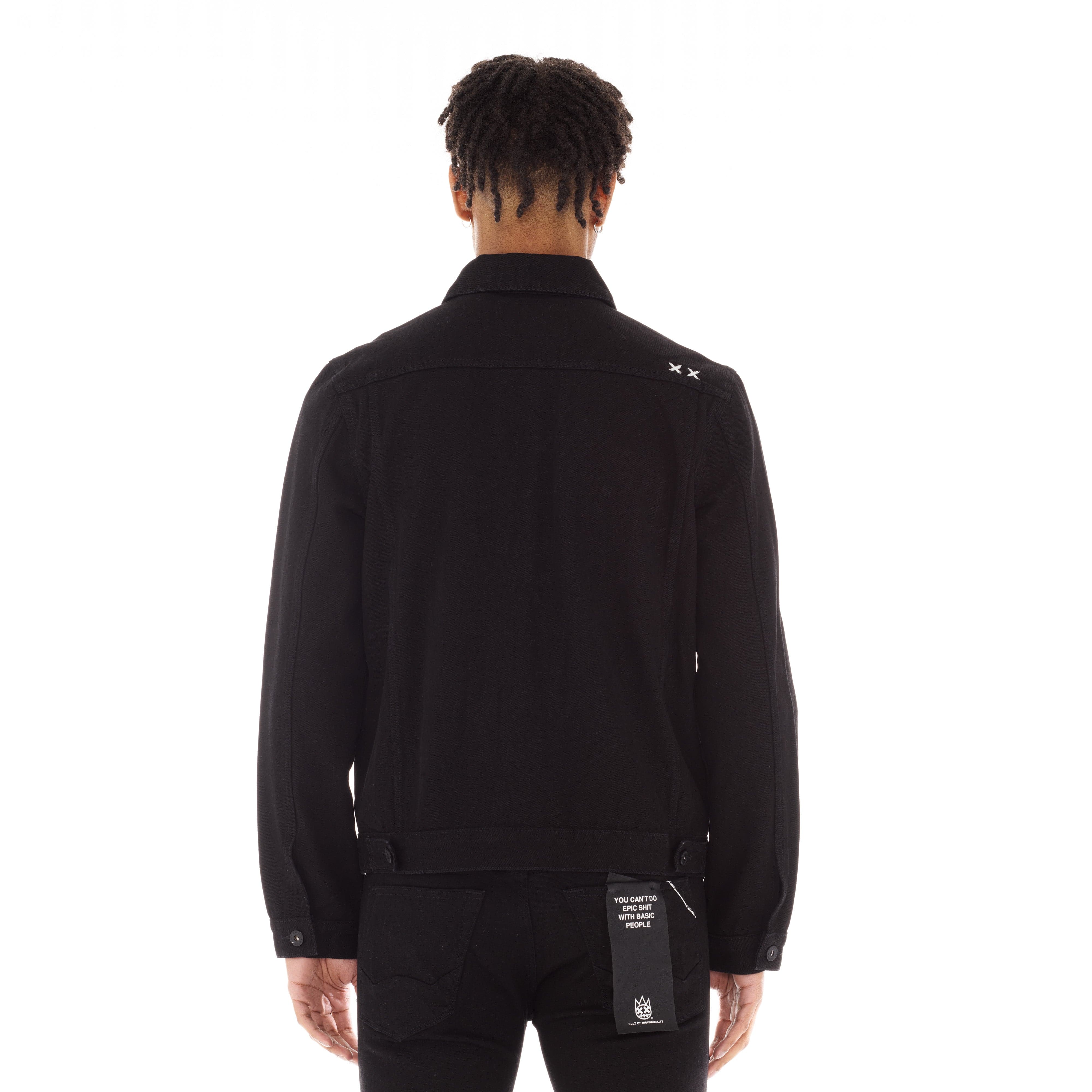 TYPE II DENIM JACKET IN DOUBLE BLACK - Image 2