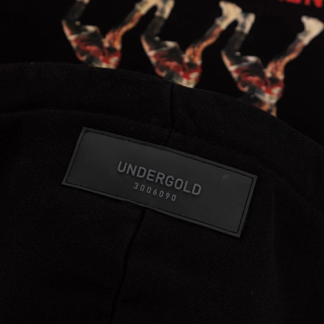 Undergold Dreamers "Never Back Down" Hoodie (Black) - Image 6