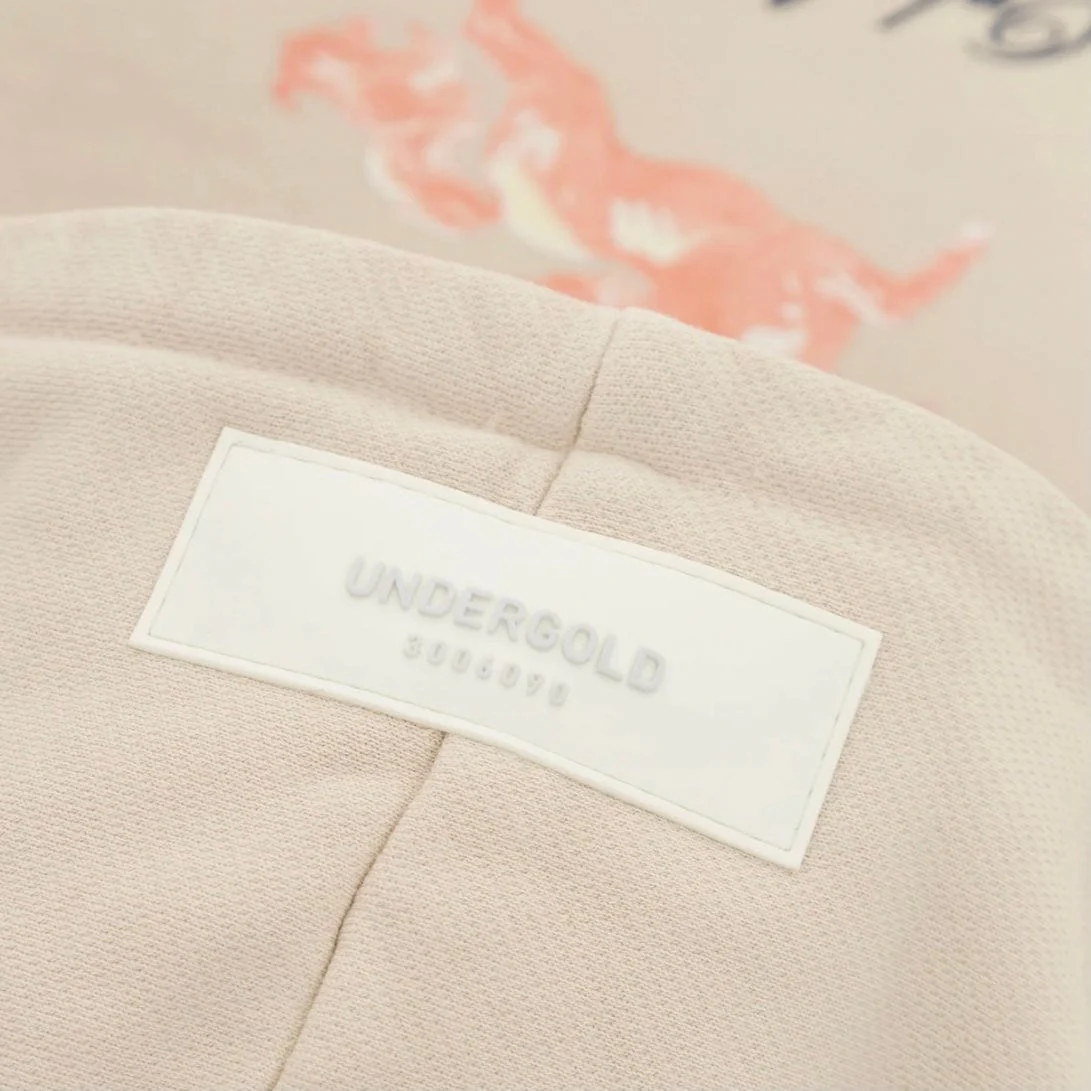 Undergold Dreamers Pegasus Boxy Hoodie (Cream) - Image 6