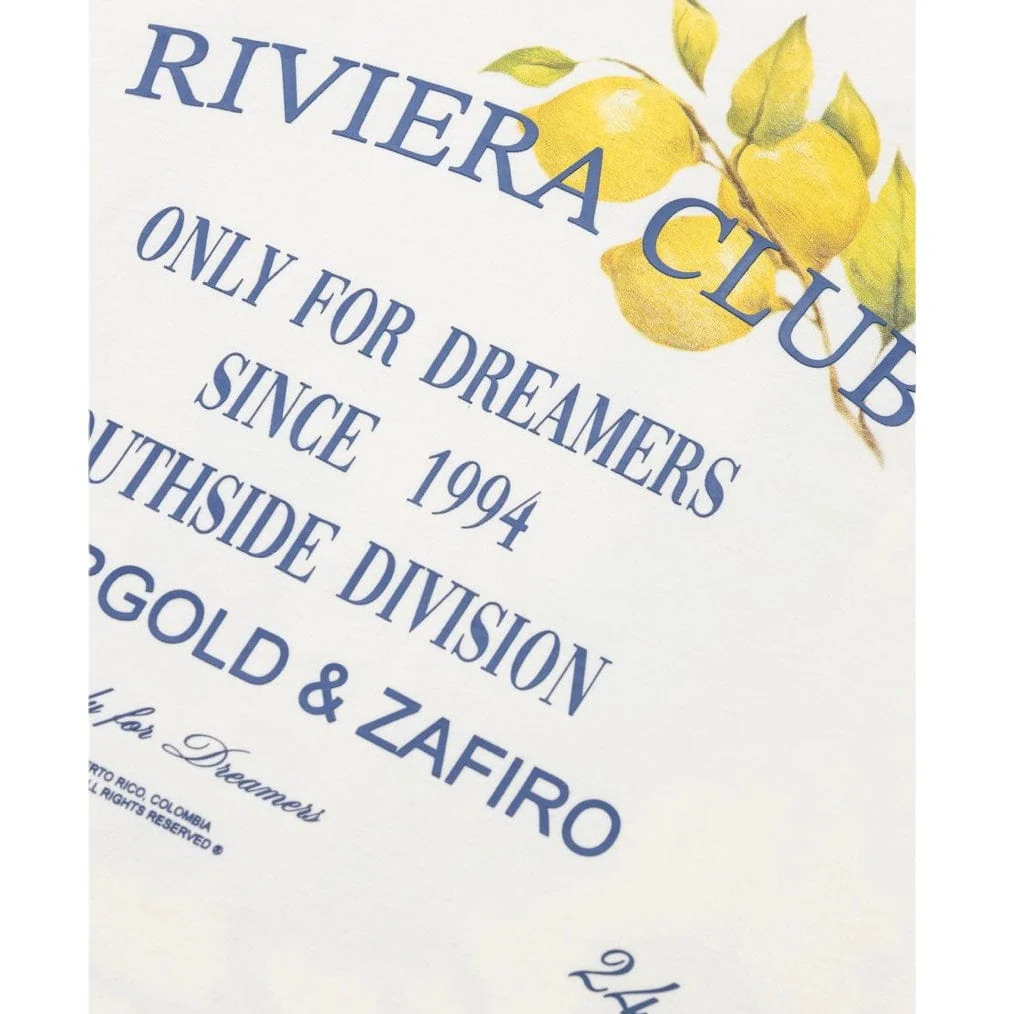Undergold Riviera Colonial Boxy T Shirt (White) - Image 3