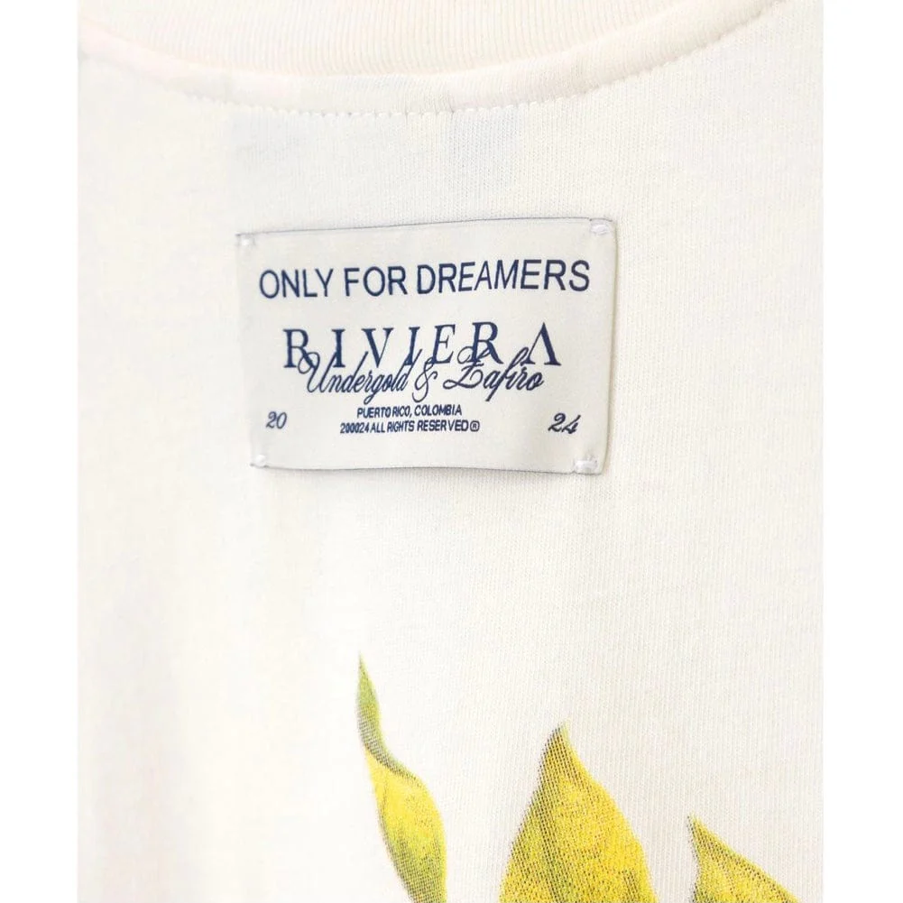 Undergold Riviera Colonial Boxy T Shirt (White) - Image 6
