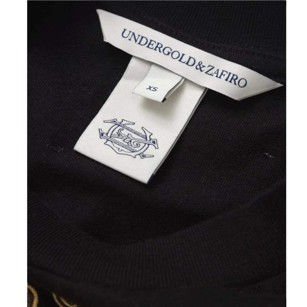 Undergold Riviera Fruit Angels Boxy T Shirt (Black) - Image 3