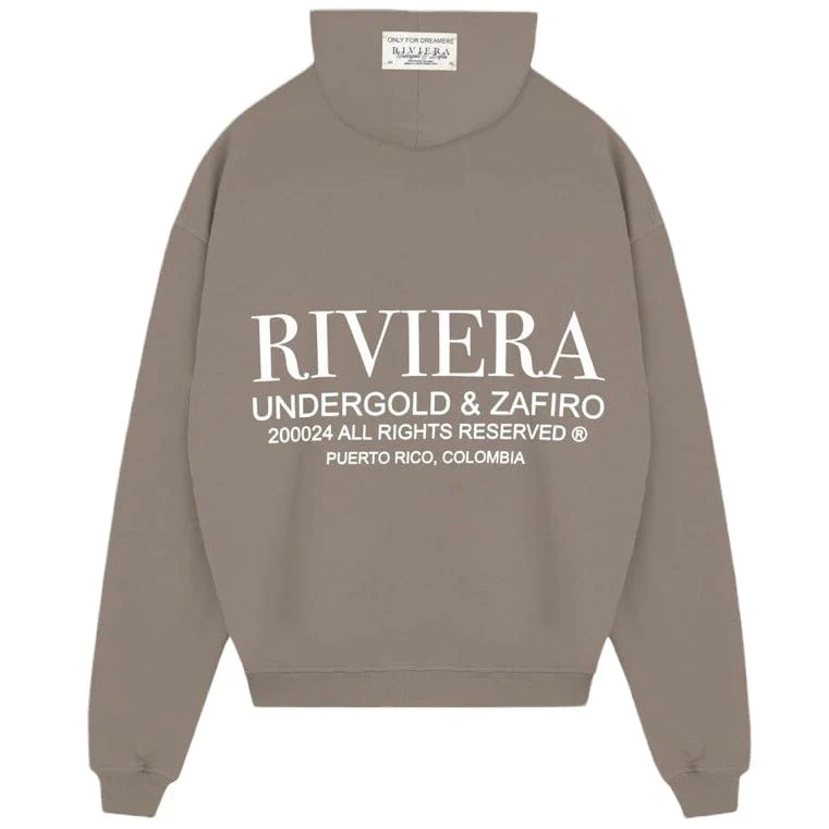 Undergold Riviera Fruit Angels Hoodie (Brown) - Image 2