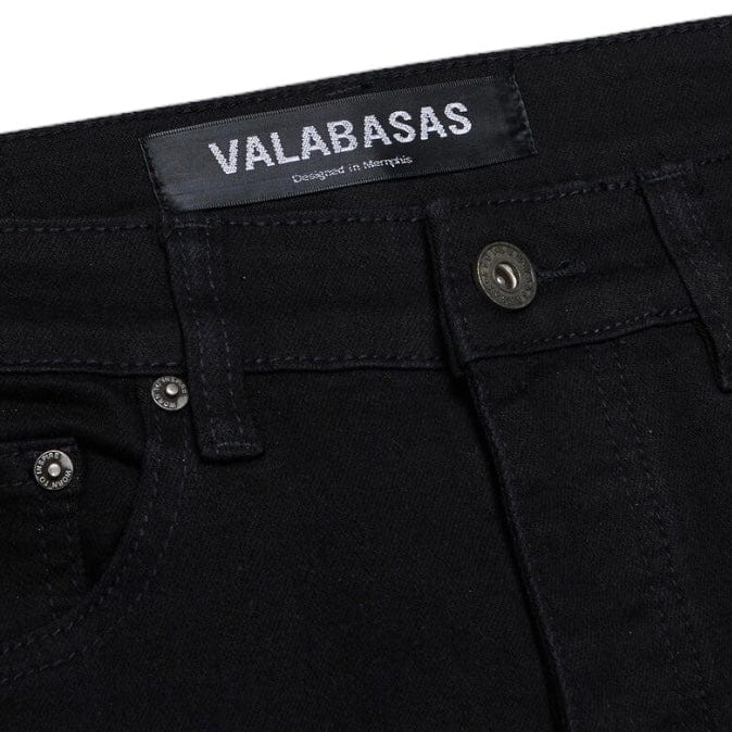 Valabasas Adapt Stacked Flare Jean (Black V Grey) VLBS5445 - Image 3