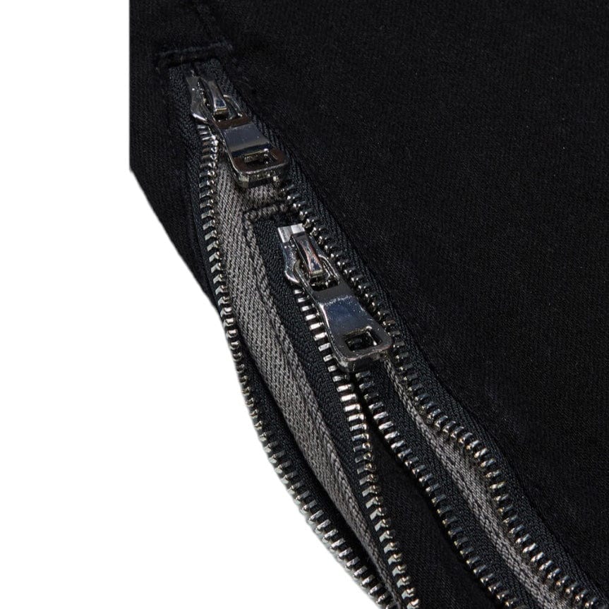 Valabasas Adapt Stacked Flare Jean (Black V Grey) VLBS5445 - Image 4