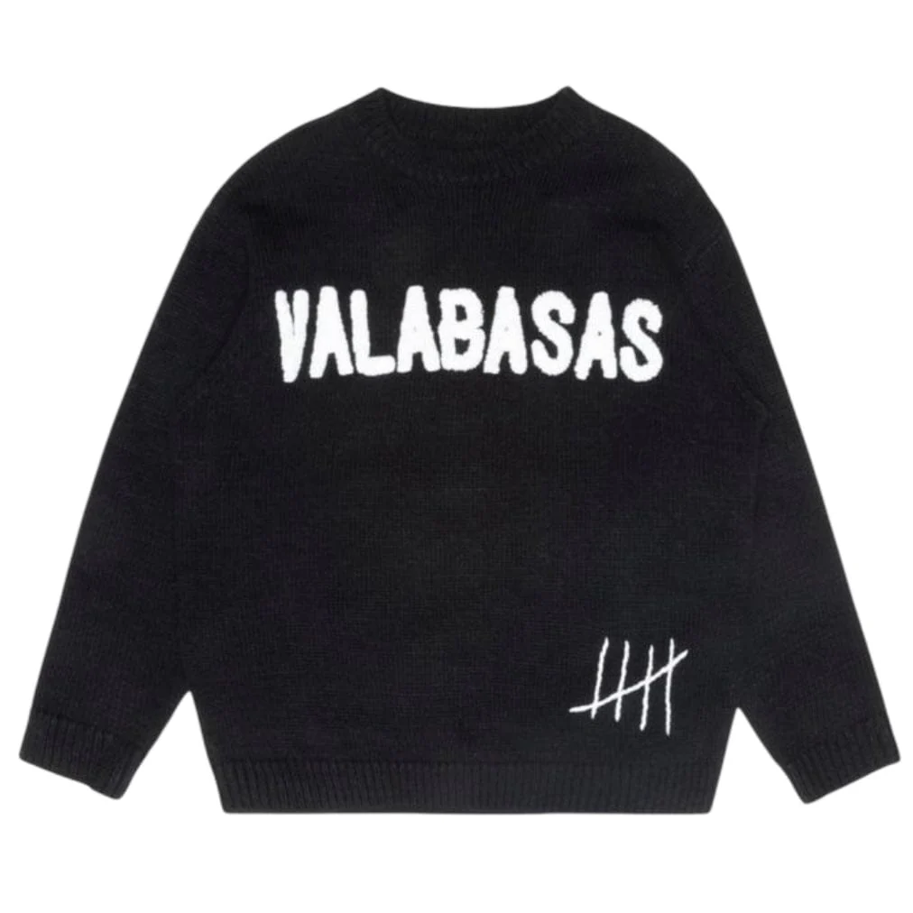 Valabasas Altered Crewneck (Black) VLBS-VCR1-1001