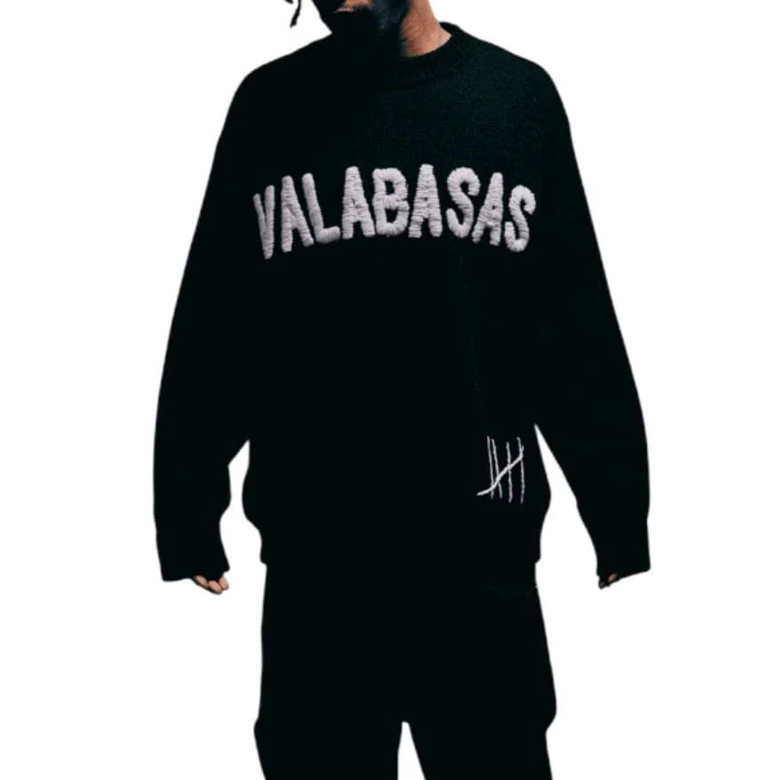 Valabasas Altered Crewneck (Black) VLBS-VCR1-1001 - Image 3