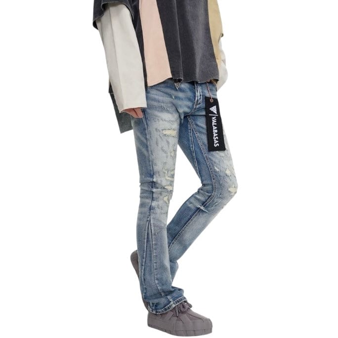Valabasas Bald Stacked Denim (Vintage Blue) VLBS-VJ3-1019 - Image 4