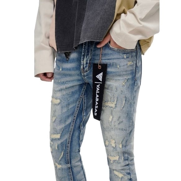 Valabasas Bald Stacked Denim (Vintage Blue) VLBS-VJ3-1019 - Image 7