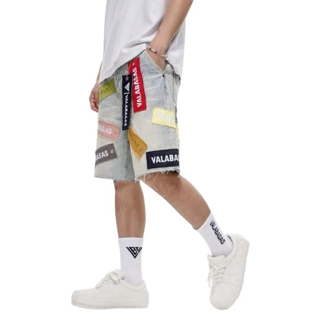 Valabasas Banner Denim Shorts (Lt. Vintage) VLBS-VSH2-1031 - Image 5