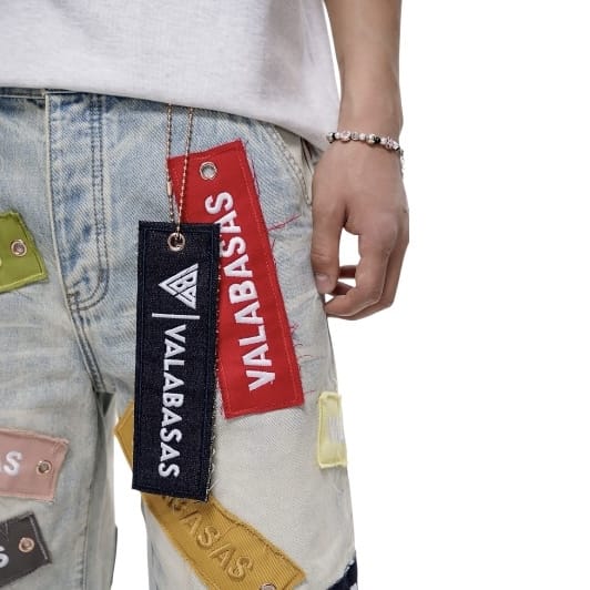 Valabasas Banner Denim Shorts (Lt. Vintage) VLBS-VSH2-1031 - Image 7