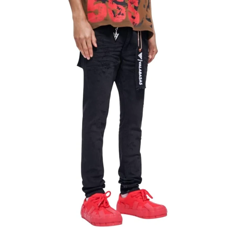 Valabasas Blackout Skinny Jean (Black Washed) VLBS-VJ1-1008 - Image 2