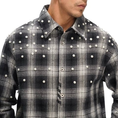 Valabasas Cadence Flannel (Black) VLBS-VBD2-1010 - Image 5