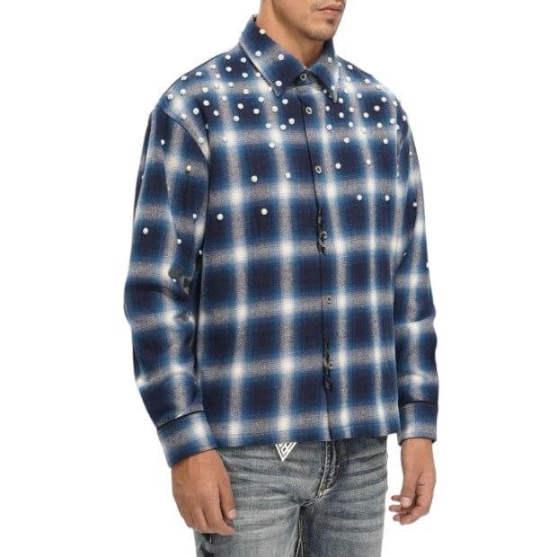 Valabasas Cadence Flannel (Blue) VLBS-VBD2-1010 - Image 2