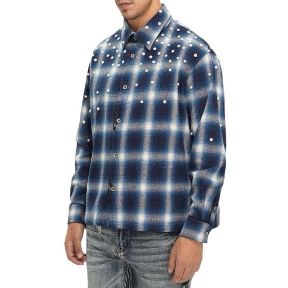 Valabasas Cadence Flannel (Blue) VLBS-VBD2-1010 - Image 3
