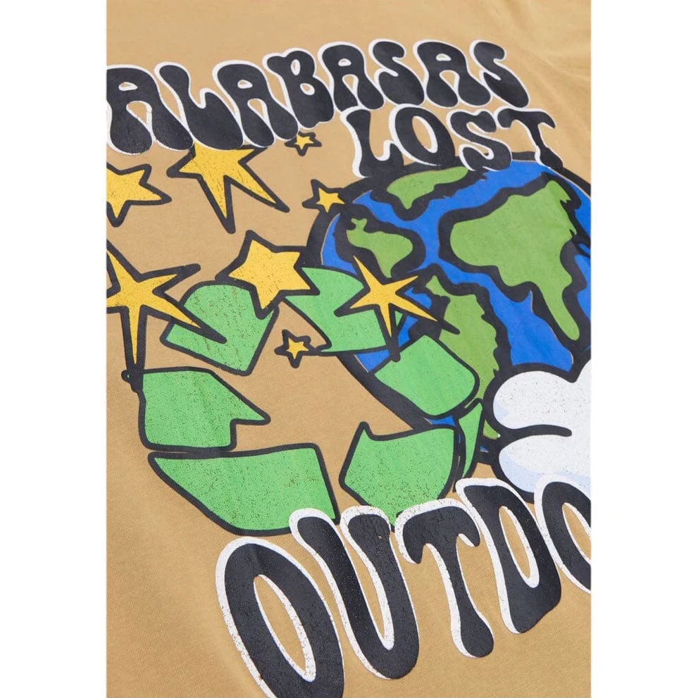 Valabasas "Care Outdoors" Tee (Vintage Light Brown) VLBS90040 - Image 3
