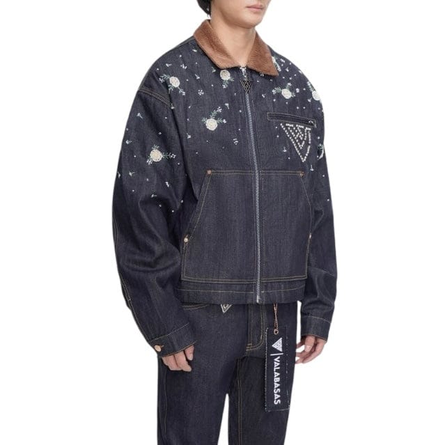 Valabasas Charm Denim Jacket (Denim Blue) VLBS-VJK1-1040 - Image 2