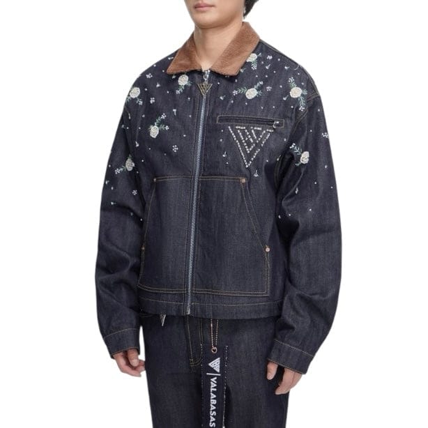 Valabasas Charm Denim Jacket (Denim Blue) VLBS-VJK1-1040 - Image 3