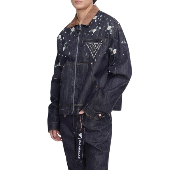 Valabasas Charm Denim Jacket (Denim Blue) VLBS-VJK1-1040 - Image 4
