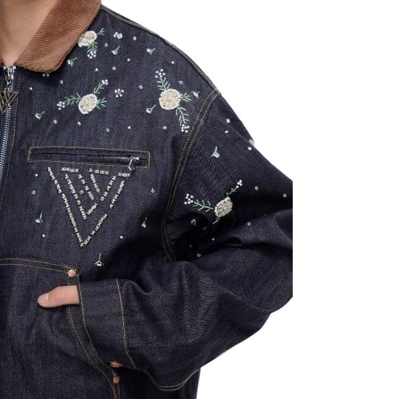 Valabasas Charm Denim Jacket (Denim Blue) VLBS-VJK1-1040 - Image 5