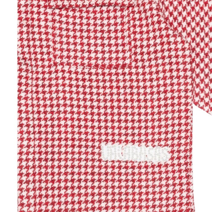 Valabasas Checkers Button Down Shirt (Red) VLBS-VBD2-1002 - Image 5