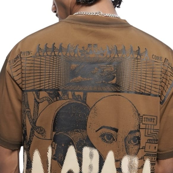 Valabasas Cyber Tee (Brown) VLBS-VT1-1086 - Image 6