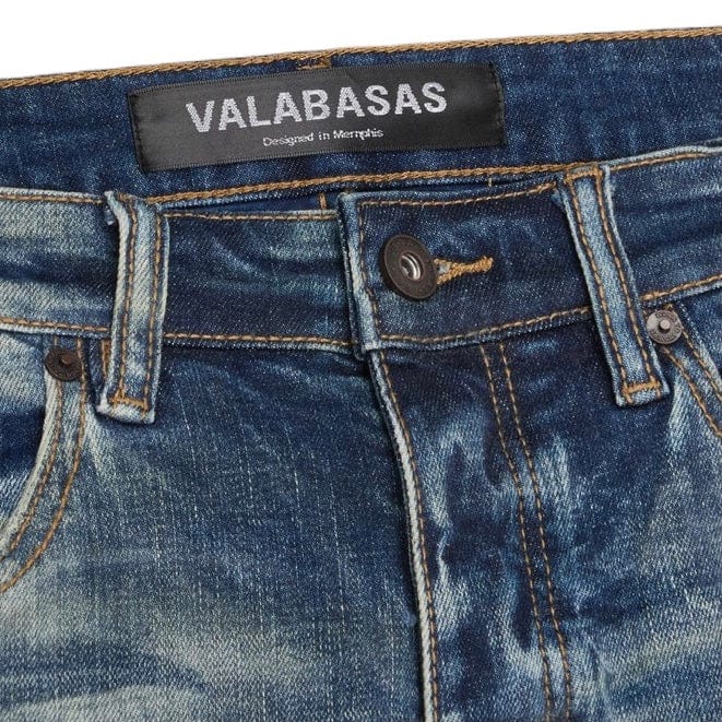 Valabasas "Driftwood" Stacked Jean (Blue Wash) VLBSST003 - Image 3