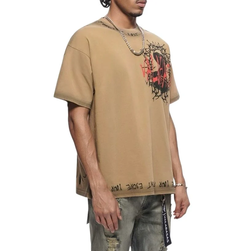 Valabasas Escape Tee (Khaki) VLBS-VT1-1088 - Image 2