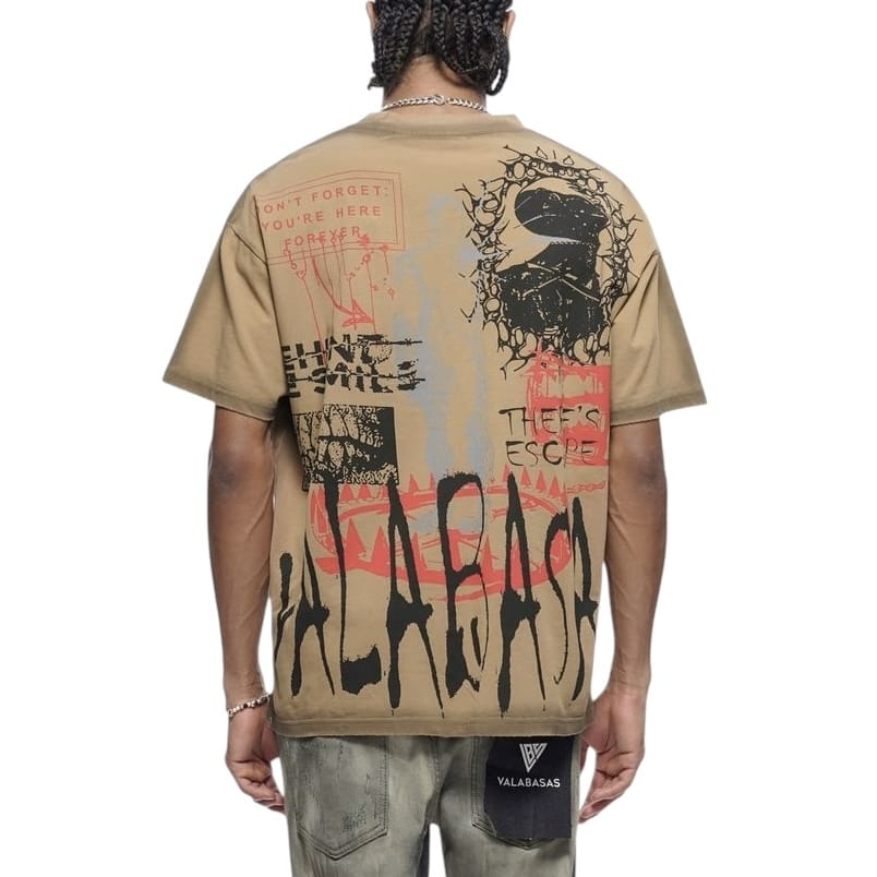 Valabasas Escape Tee (Khaki) VLBS-VT1-1088 - Image 4