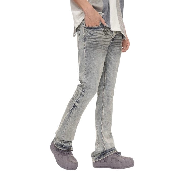 Valabasas Fax Stacked Denim (Light Blue Wash) VLBS-VJ3-1004 - Image 4