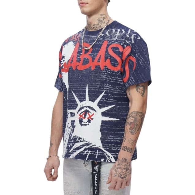Valabasas Freedom Tee (Navy Blue) VLBS-VT1-1104 - Image 3