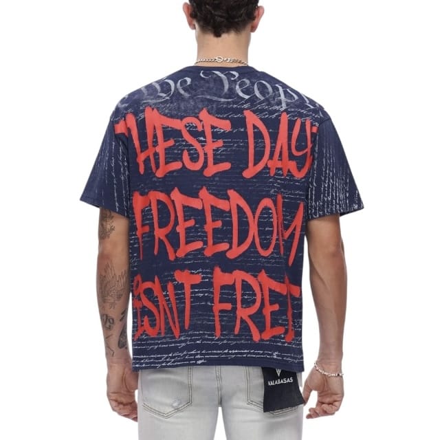Valabasas Freedom Tee (Navy Blue) VLBS-VT1-1104 - Image 4