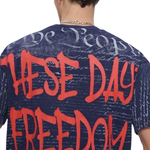 Valabasas Freedom Tee (Navy Blue) VLBS-VT1-1104 - Image 6