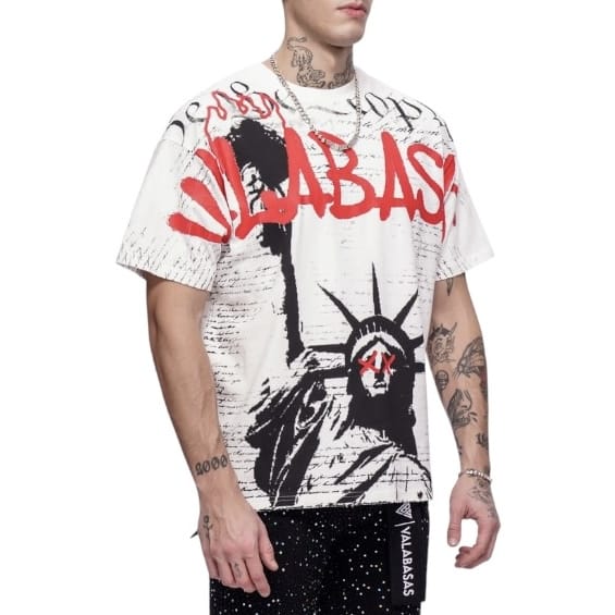 Valabasas Freedom Tee (White) VLBS-VT1-1104 - Image 2
