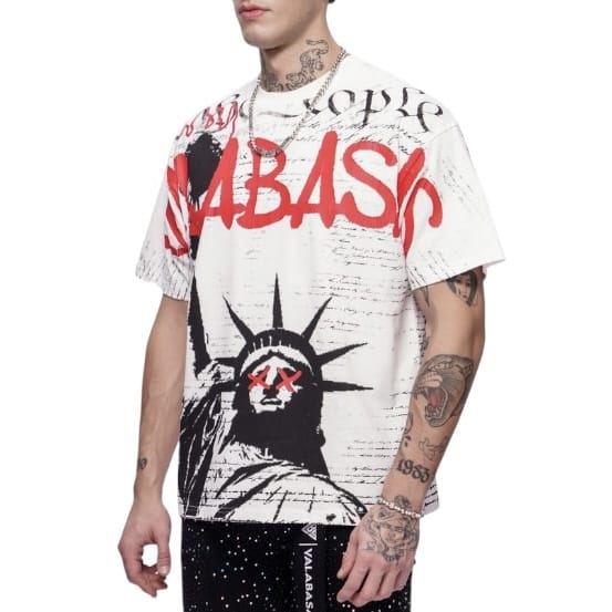 Valabasas Freedom Tee (White) VLBS-VT1-1104 - Image 3