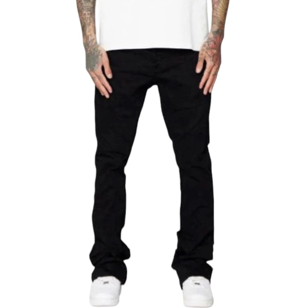 Valabasas "Frith" Stacked Denim (Black) VLBS6030 - Image 4