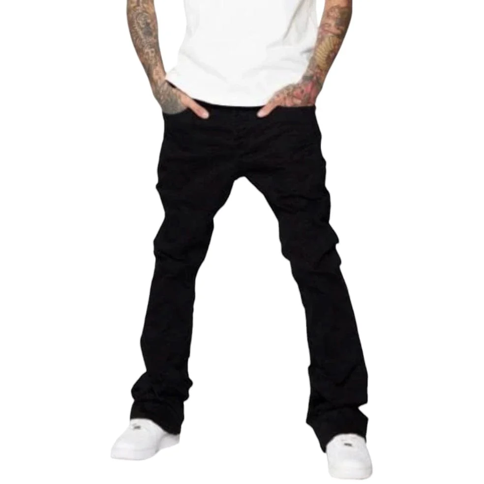 Valabasas "Frith" Stacked Denim (Black) VLBS6030 - Image 5