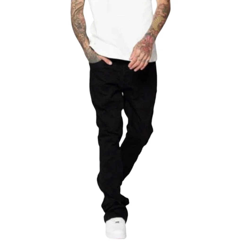 Valabasas "Frith" Stacked Denim (Black) VLBS6030 - Image 6