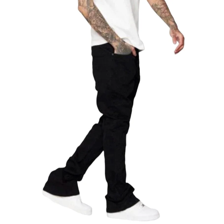 Valabasas "Frith" Stacked Denim (Black) VLBS6030 - Image 7